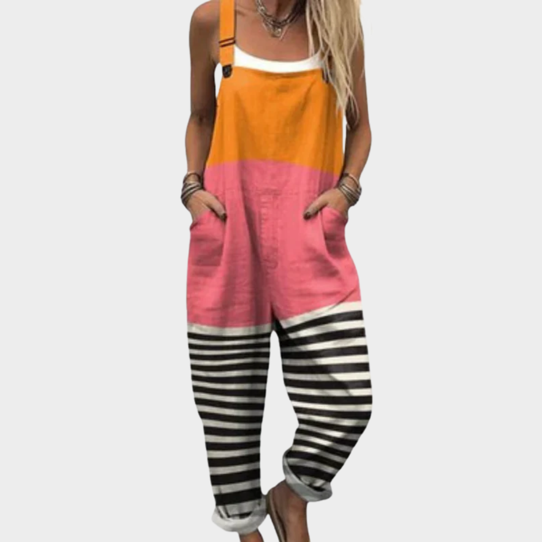 Comfortabele tuinbroek met print