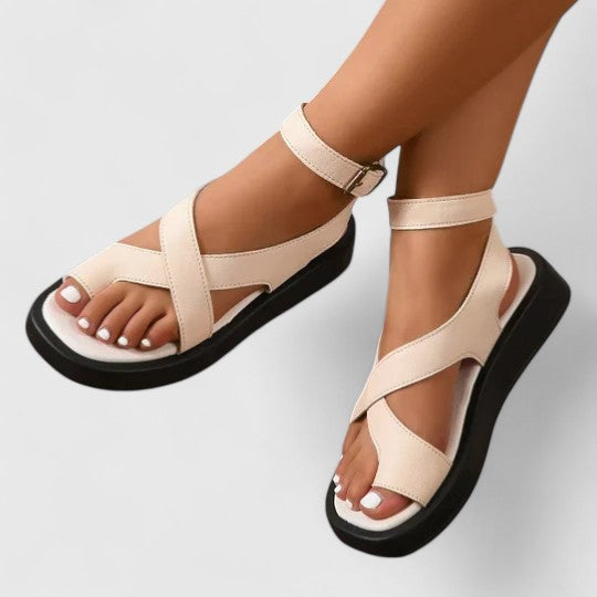 Neve - Sandalen met plateforme
