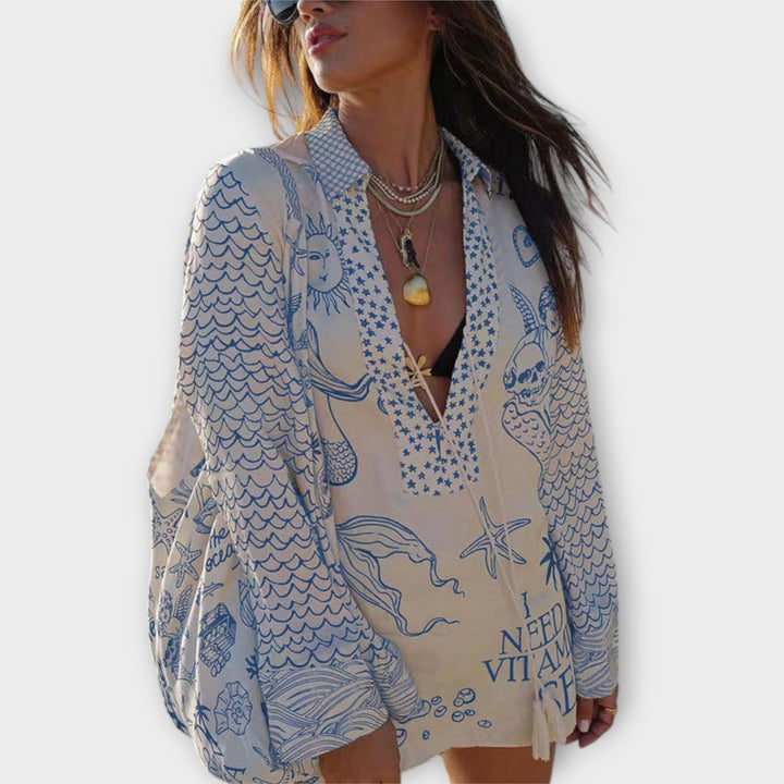 Siandra - Jurk Relaxed Strand