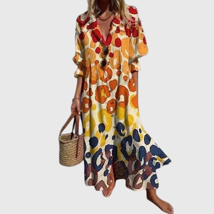 Zariah | Elegante Bohemien Maxi-jurk