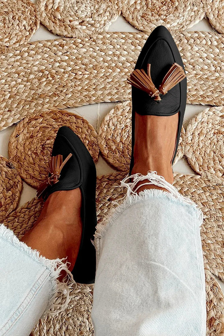 Vesperia | Mocassin met franjes modern
