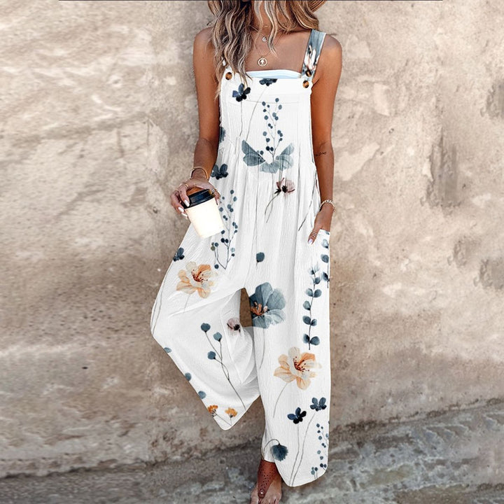 Comfortabele tuinbroek met print