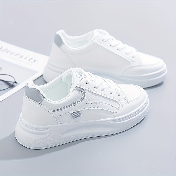 Witte Chique Sneakers met Licht Comfort