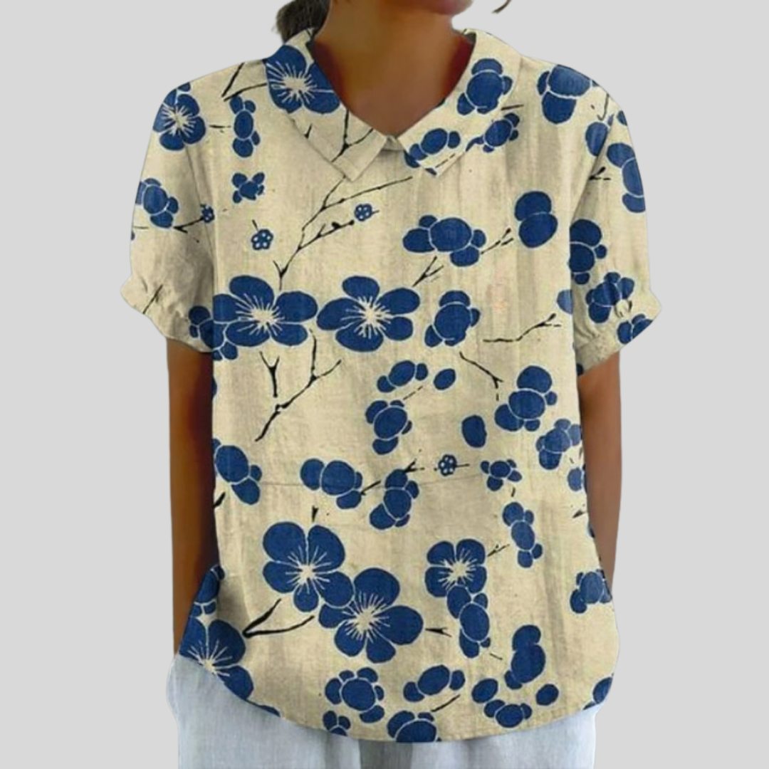 Elegante Bloementop Met Comfort
