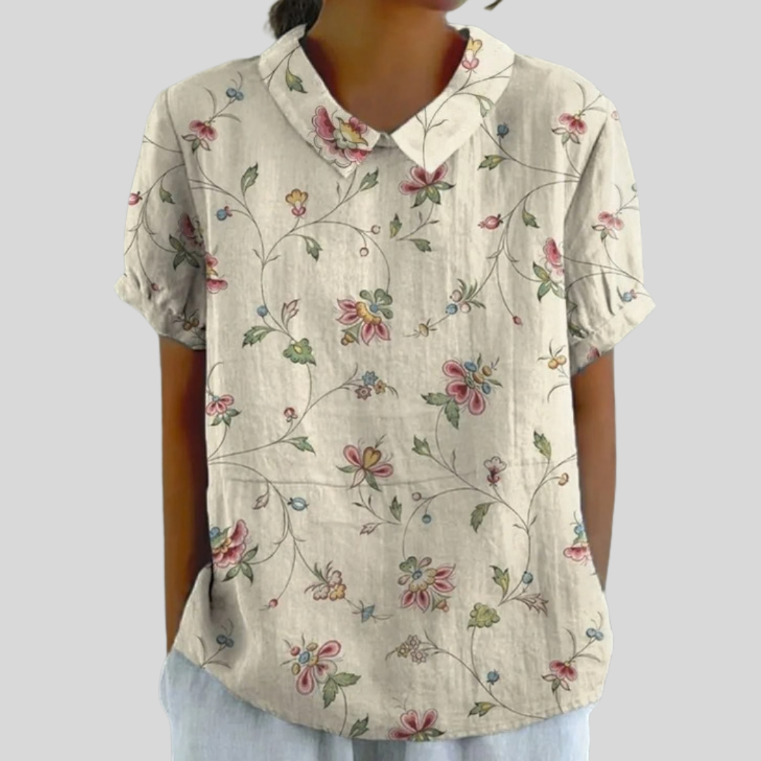 Elegante Bloementop Met Comfort