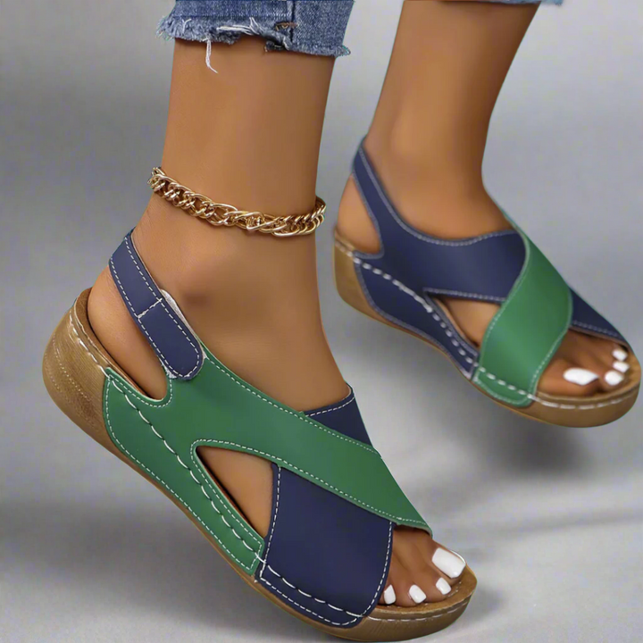 Kendra - Sandalen Orthopedische Colorblock