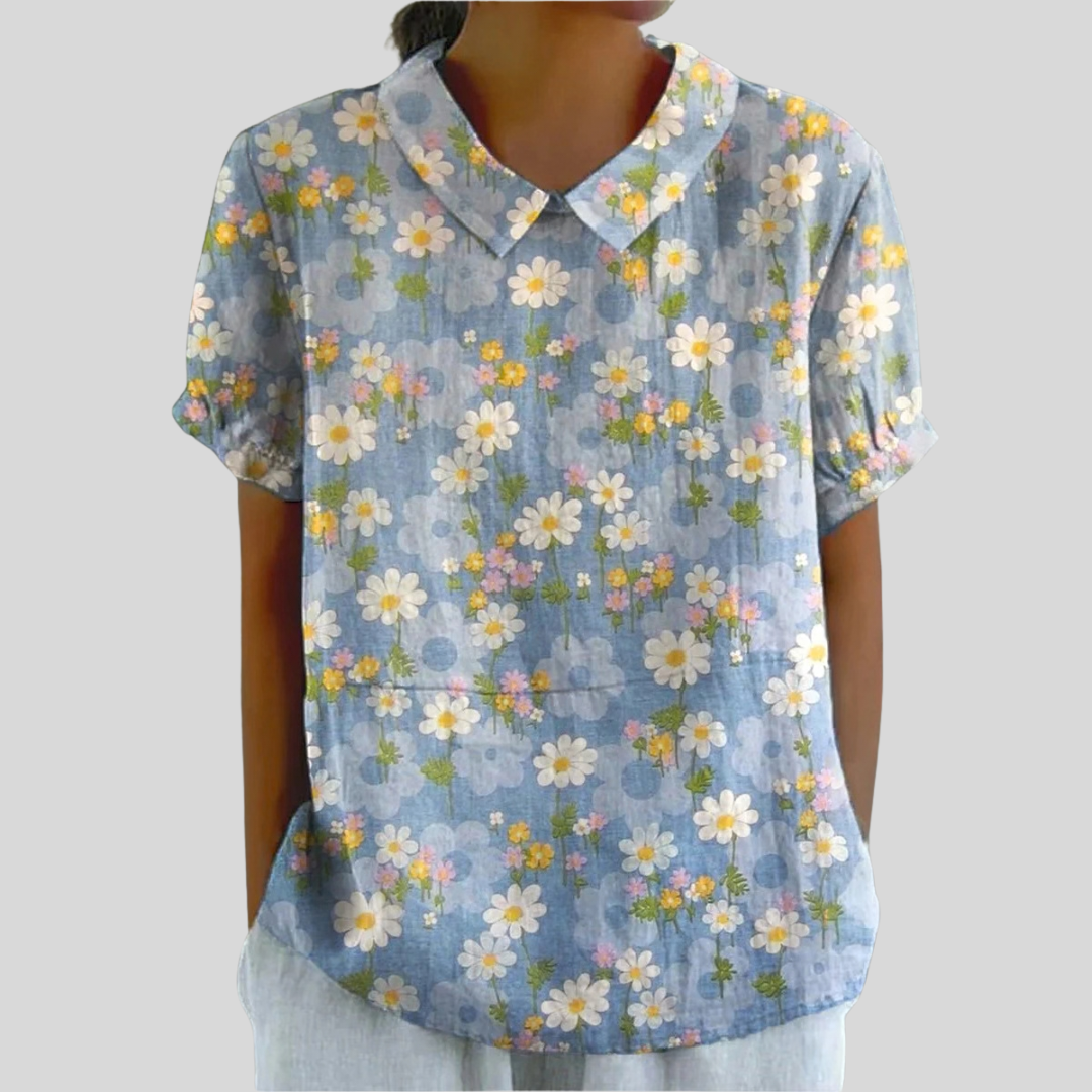 Elegante Bloementop Met Comfort