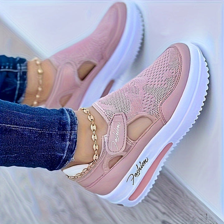 Sneakers ademende met instappen comfort stable