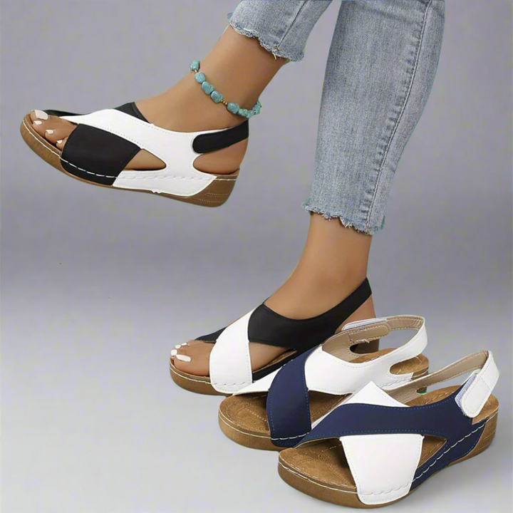 Kendra - Sandalen Orthopedische Colorblock