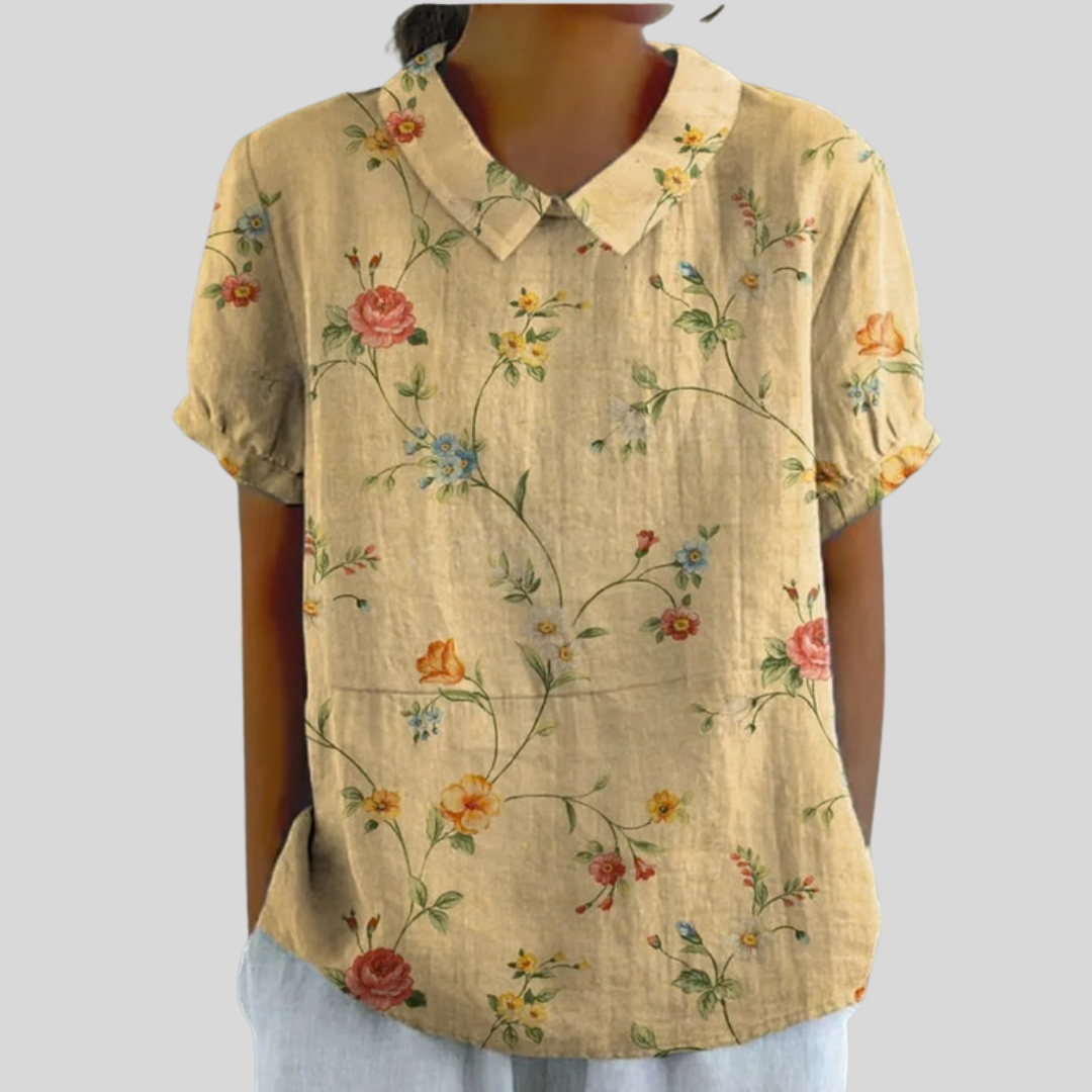 Elegante Bloementop Met Comfort