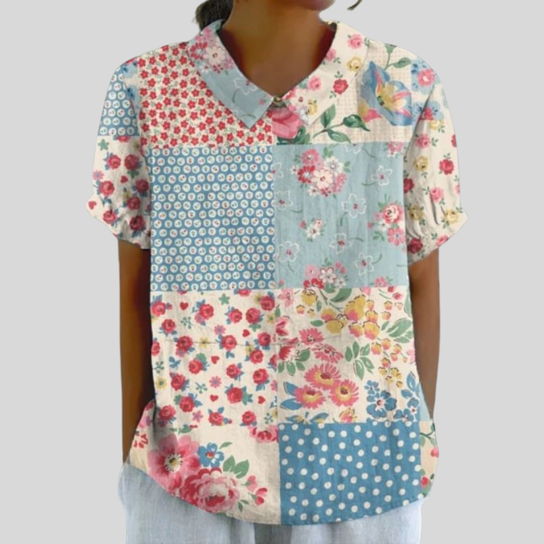 Elegante Bloementop Met Comfort