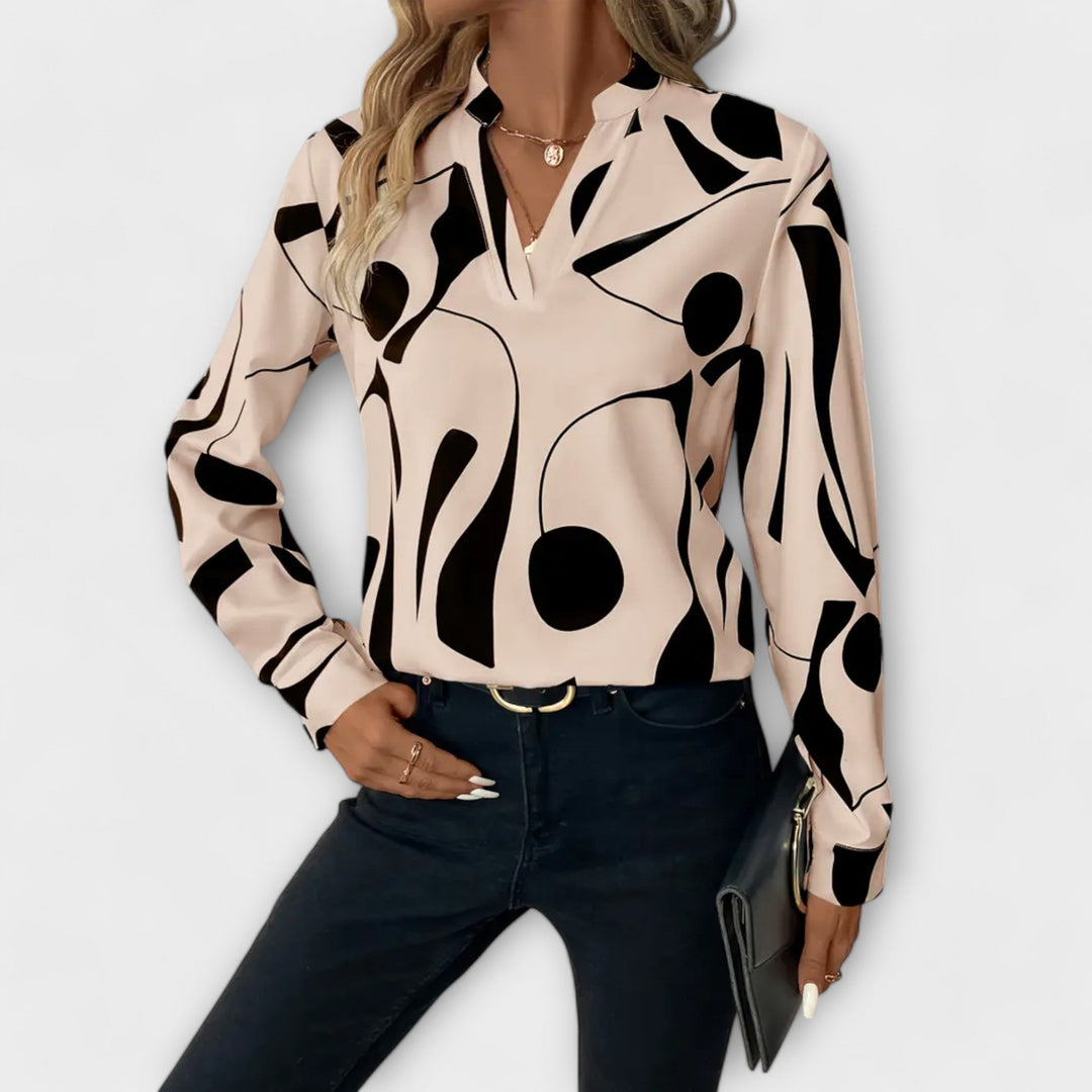 Isa | Elegante Blouse Met Design