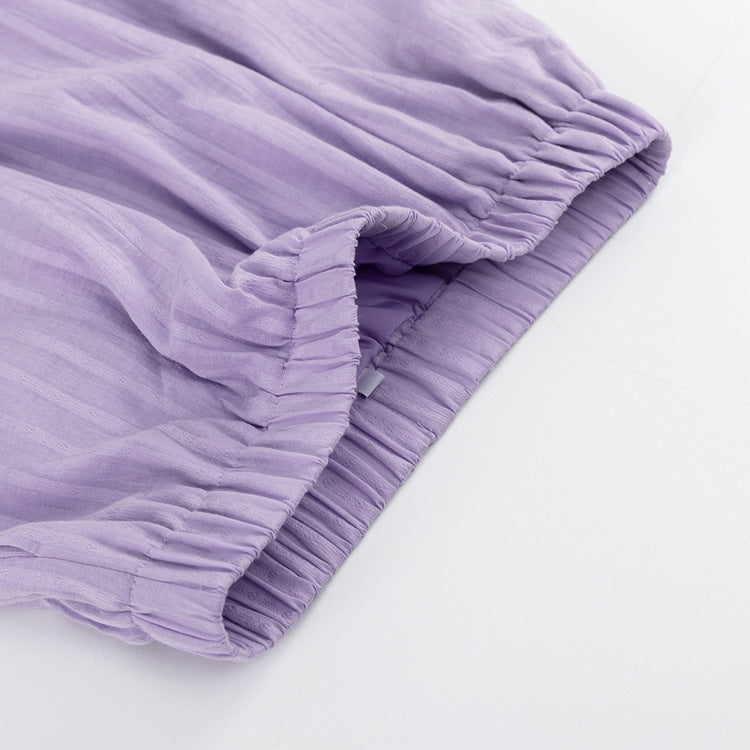 Viola - Geknoopte Blousetop met Luchtige Short