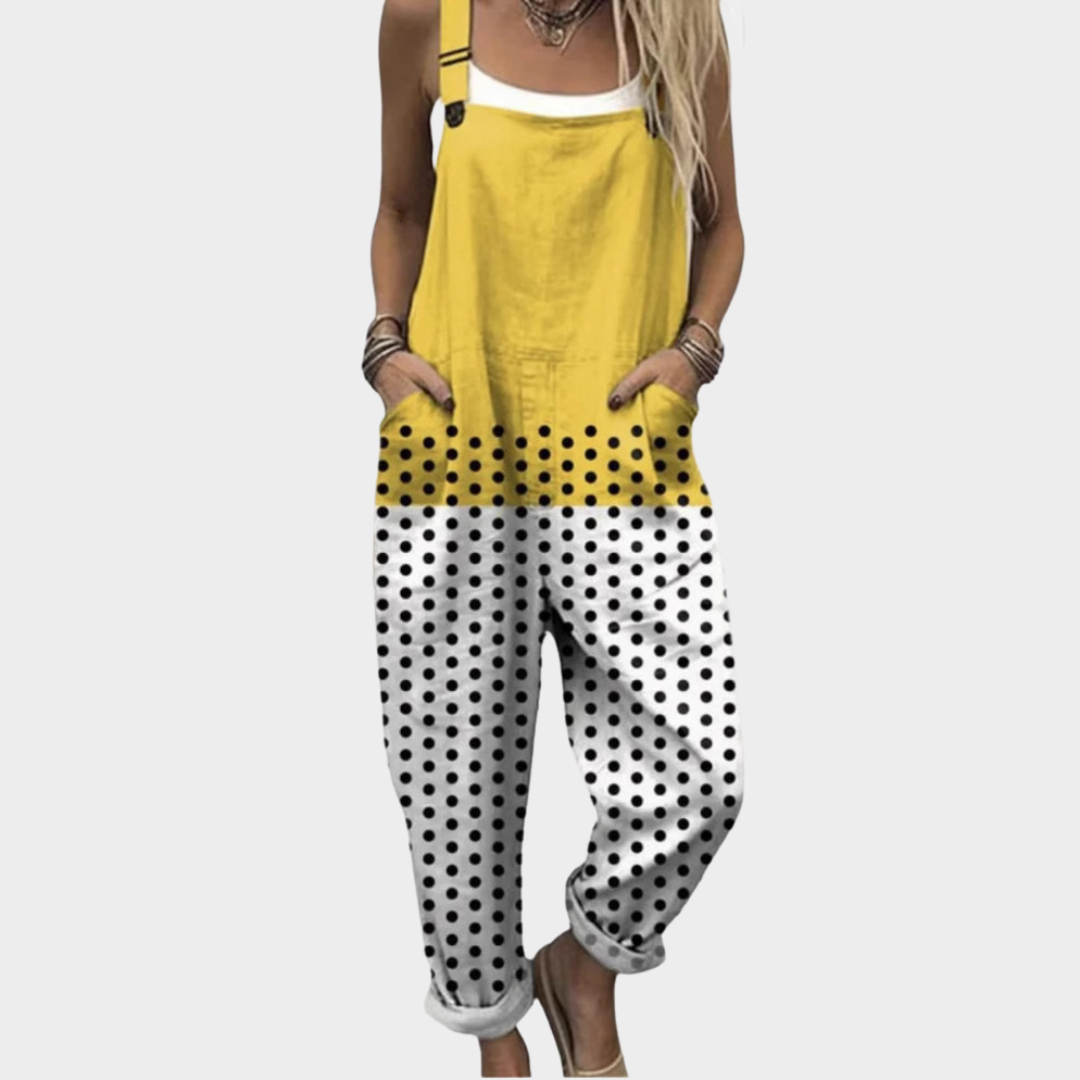 Comfortabele tuinbroek met print