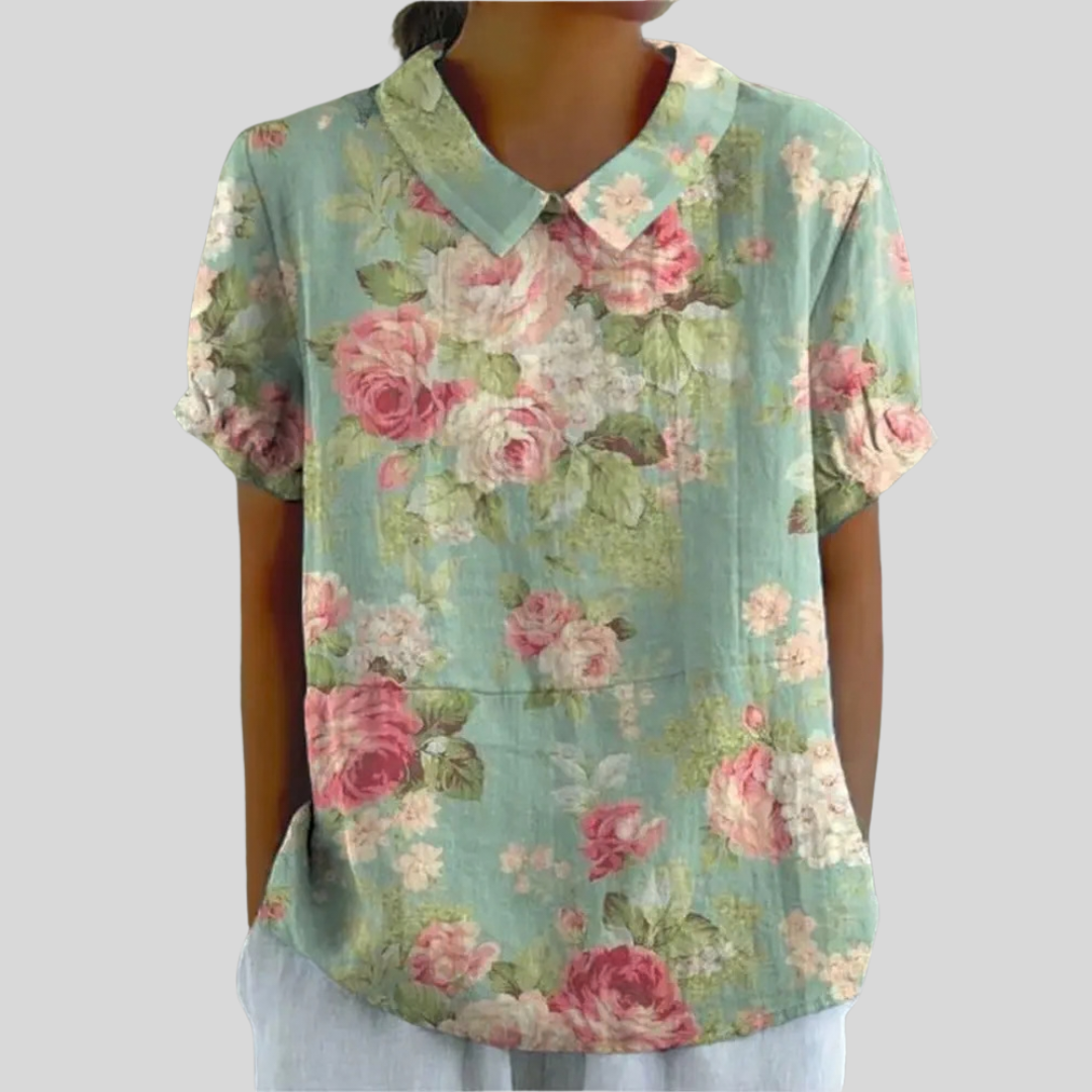 Elegante Bloementop Met Comfort