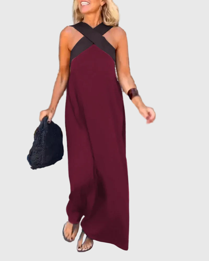 Elena | Vloeiende en elegante maxi-jurk