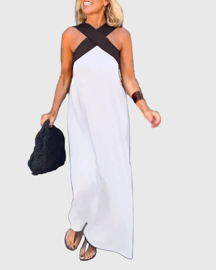 Elena | Vloeiende Elegante Maxi-jurk