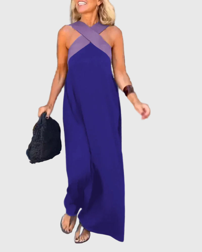 Elena | Vloeiende Elegante Maxi-jurk
