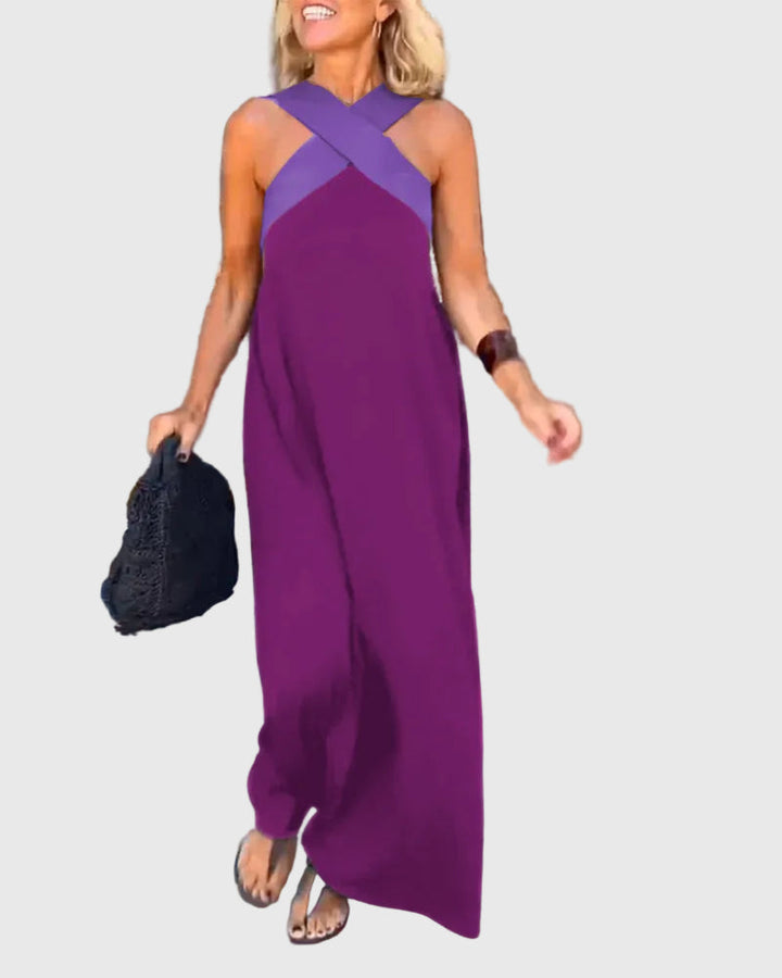 Elena | Vloeiende Elegante Maxi-jurk