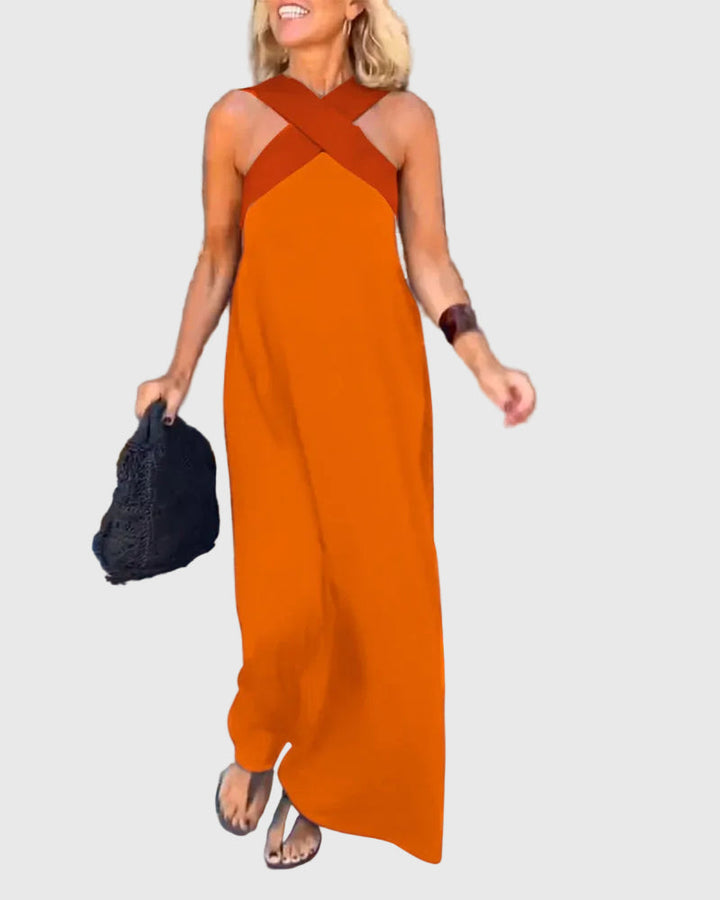 Elena | Vloeiende Elegante Maxi-jurk