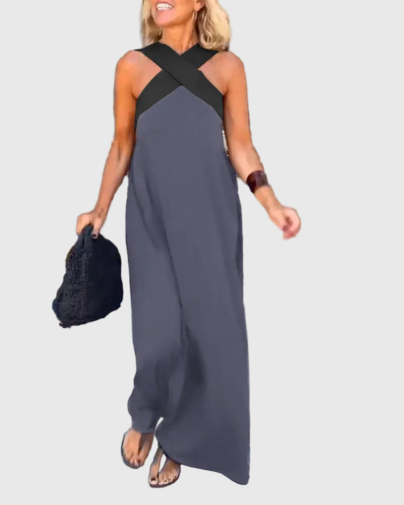 Elena | Vloeiende en elegante maxi-jurk