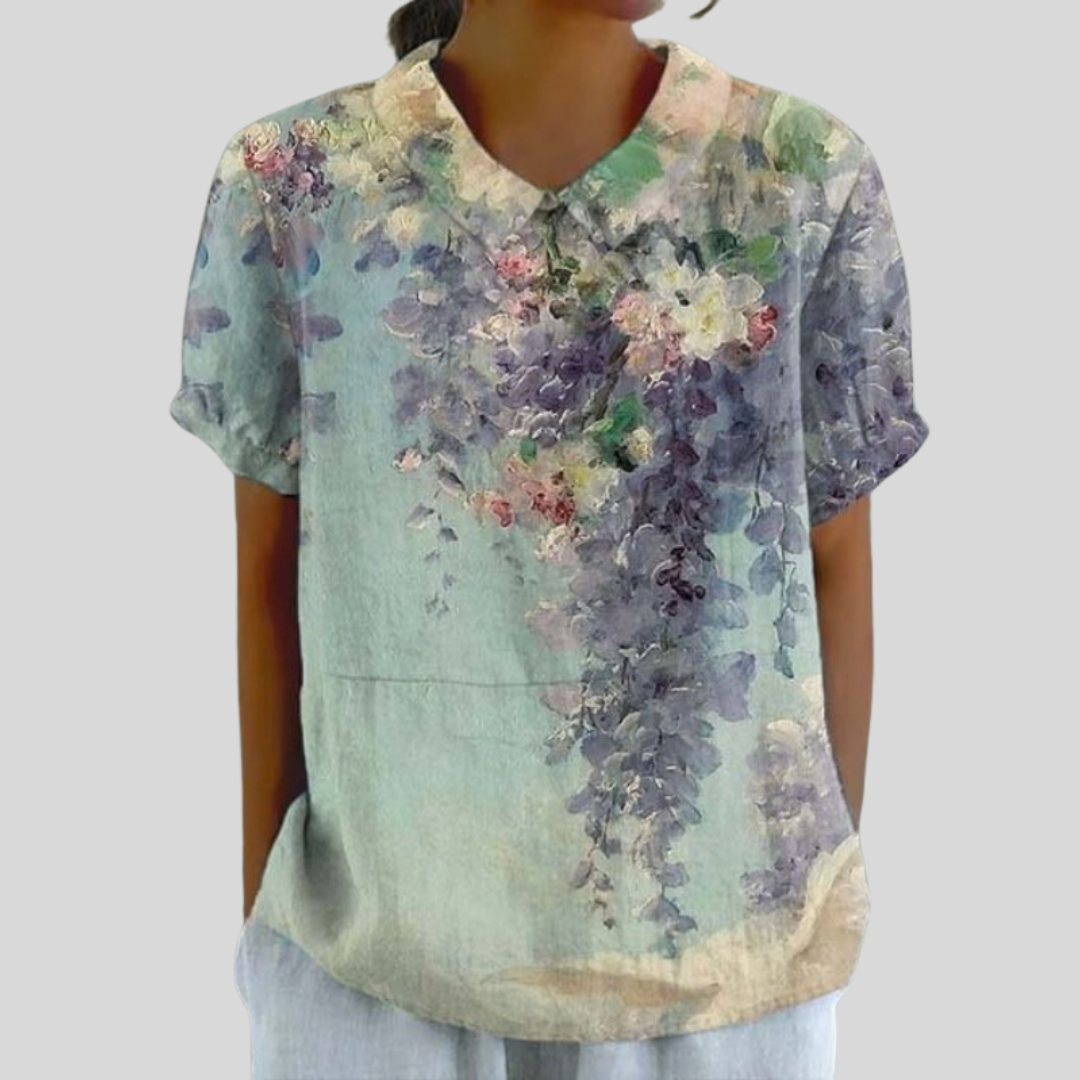 Elegante Bloementop Met Comfort