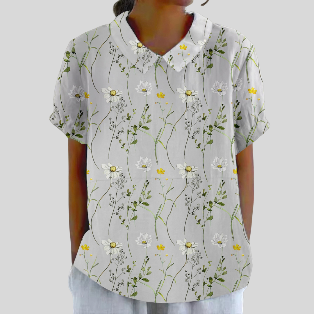 Elegante Bloementop Met Comfort
