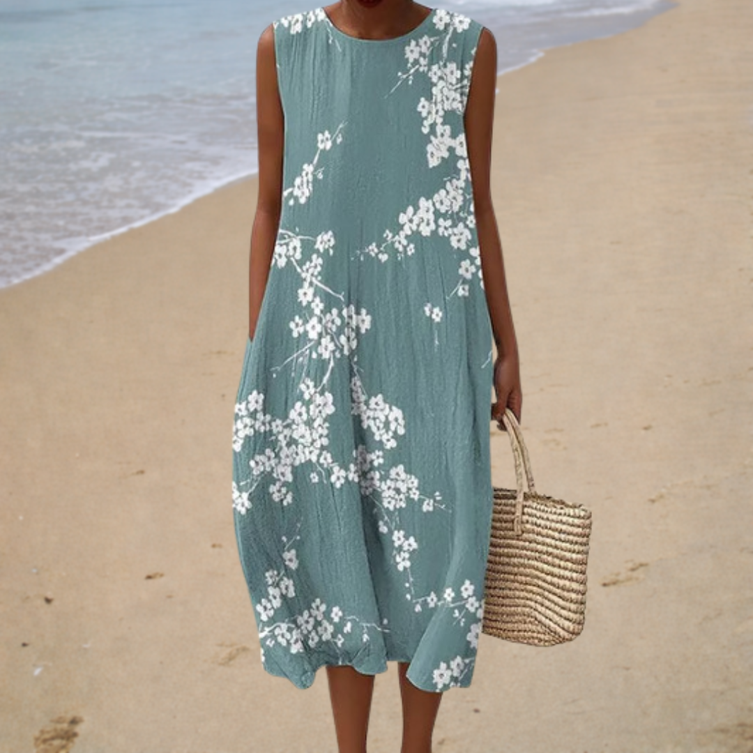 Comfortabele mouwloze zomerjurk