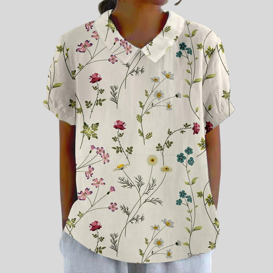 Elegante Bloementop Met Comfort