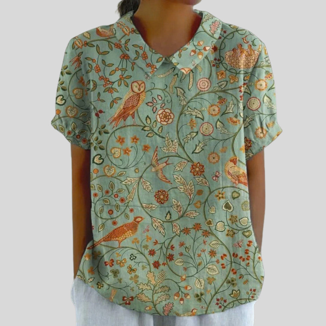 Elegante Bloementop Met Comfort