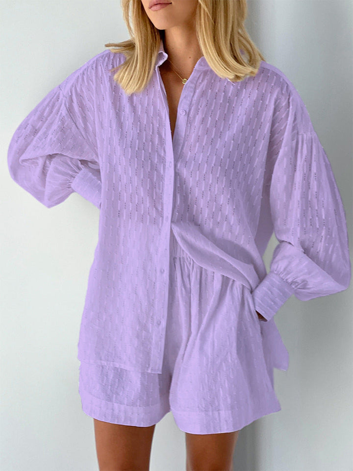 Elizabeth - Set Chemise en Shorts Licht