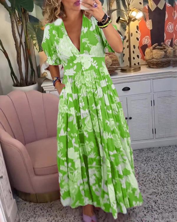 Floriana - Jurk Bloemen Vibrante