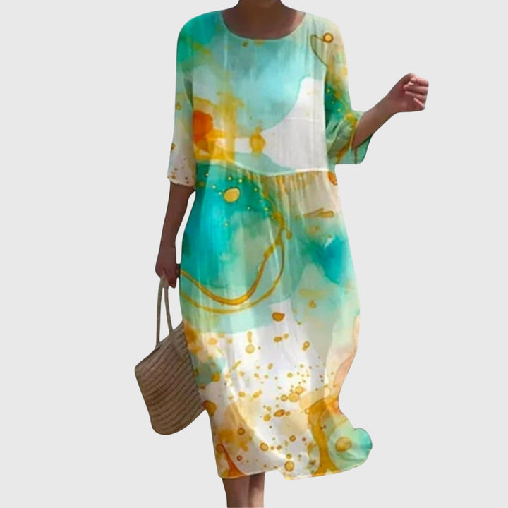 Hayley™ | Elegante Bloemen Maxi-jurk