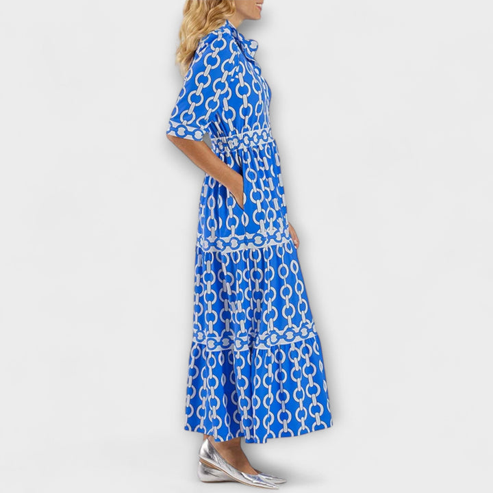 JULIANA | MIDI-JURK MET KETTINGPRINT