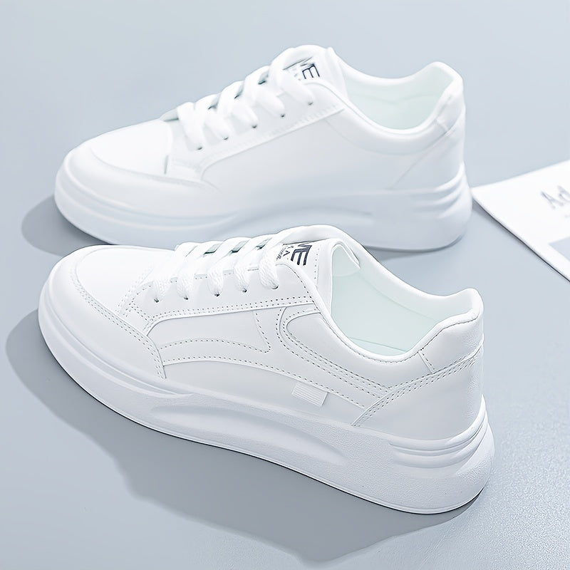 Witte Chique Sneakers met Licht Comfort