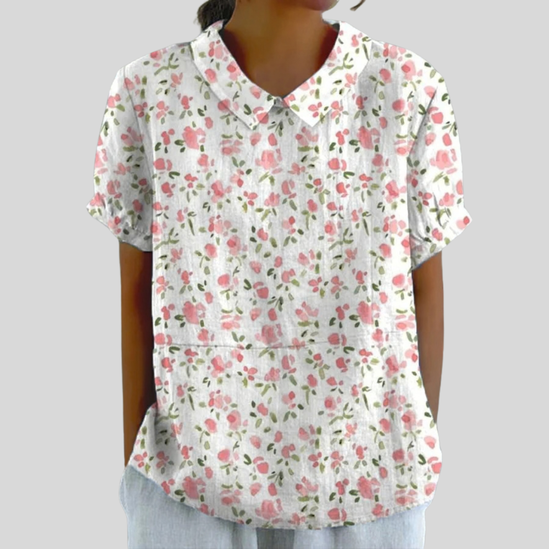 Elegante Bloementop Met Comfort