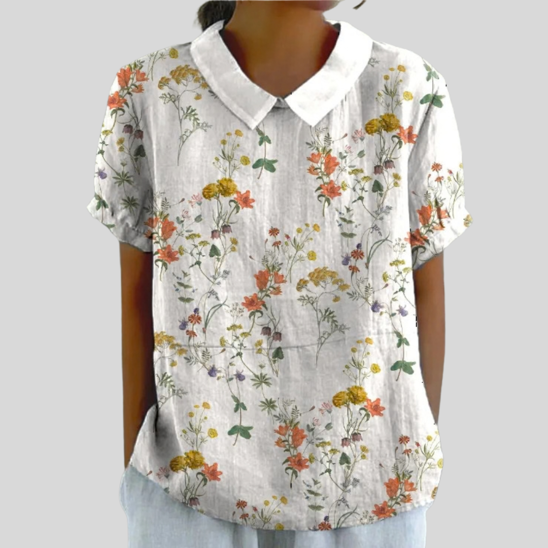 Elegante Bloementop Met Comfort