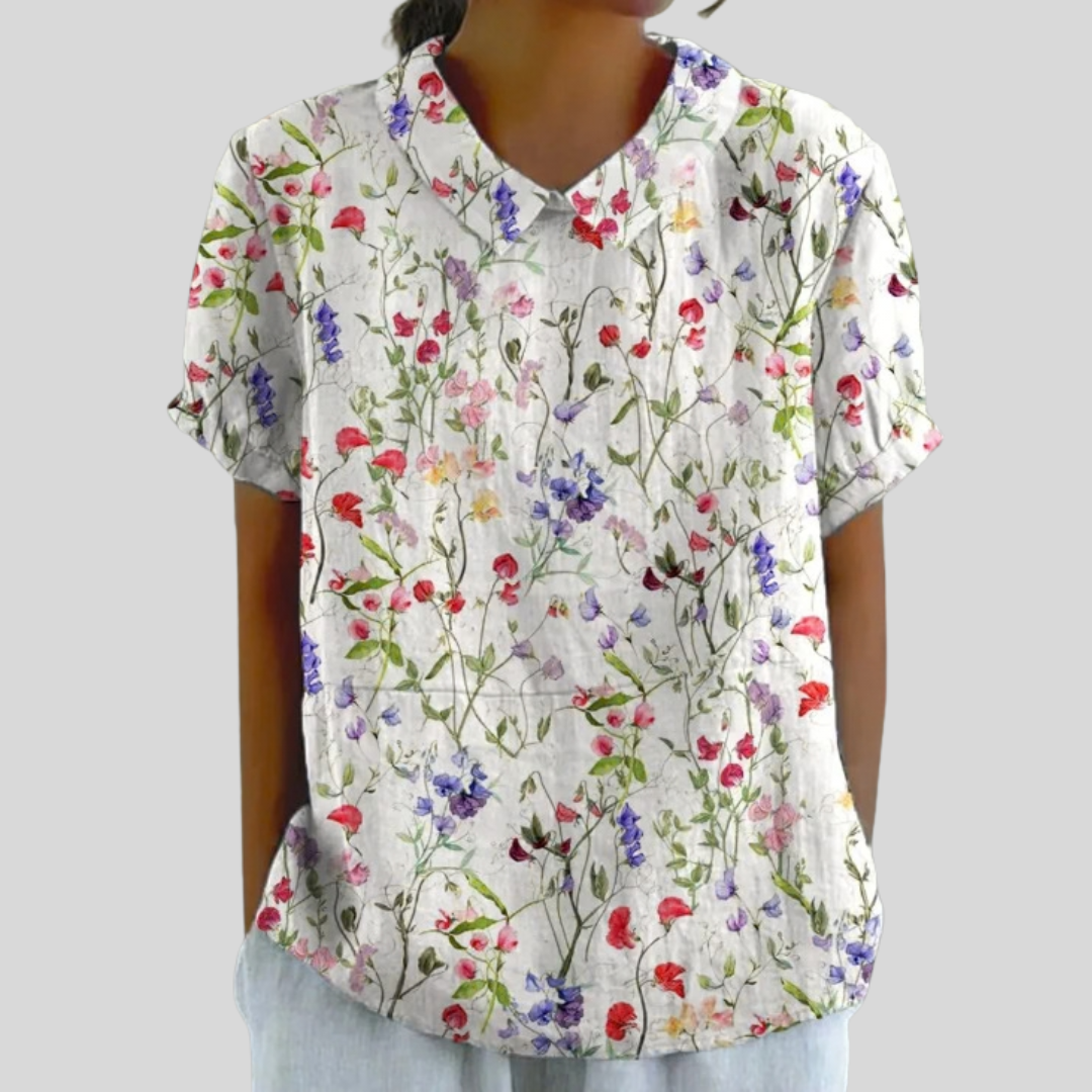 Elegante Bloementop Met Comfort