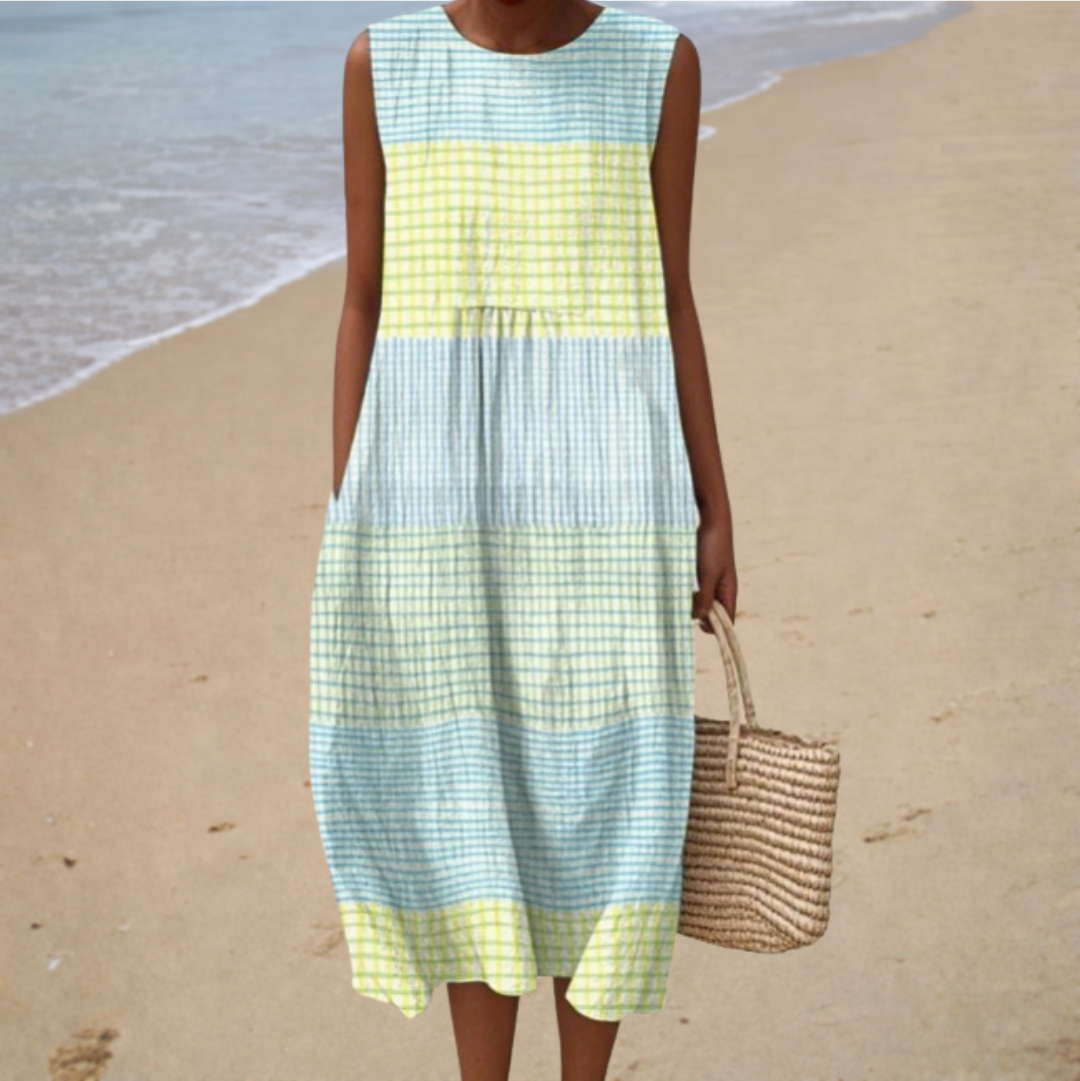 Comfortabele mouwloze zomerjurk