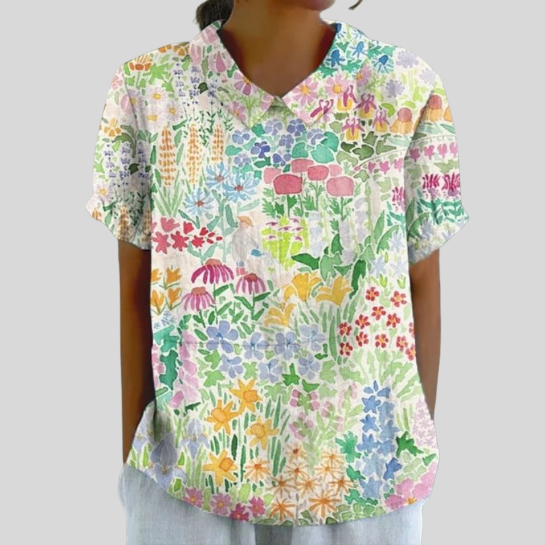 Elegante Bloementop Met Comfort