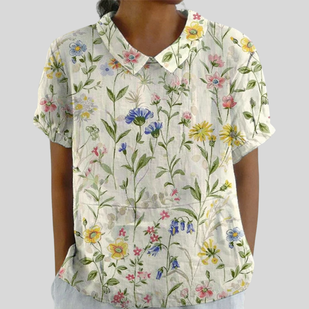 Elegante Bloementop Met Comfort