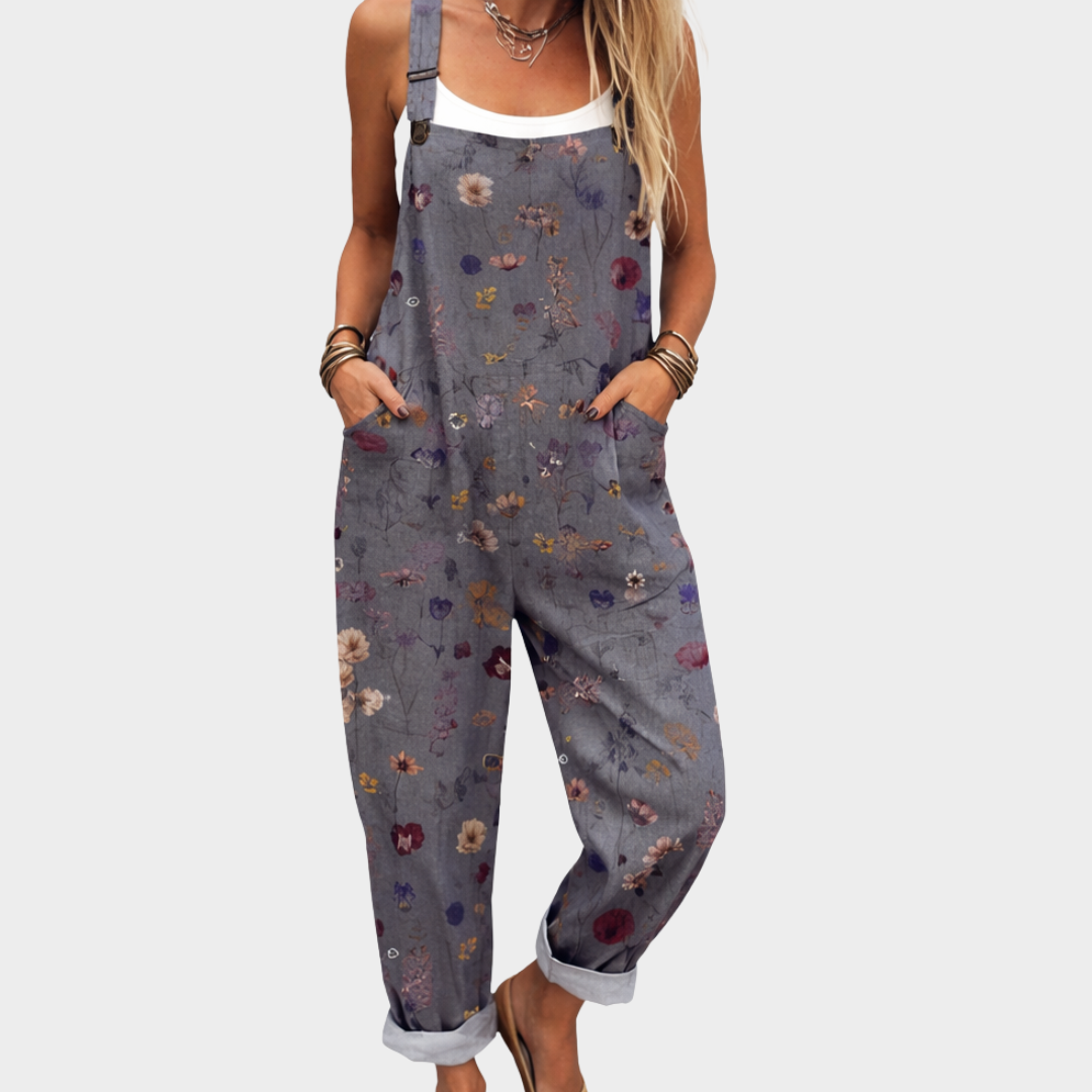 Comfortabele tuinbroek met print