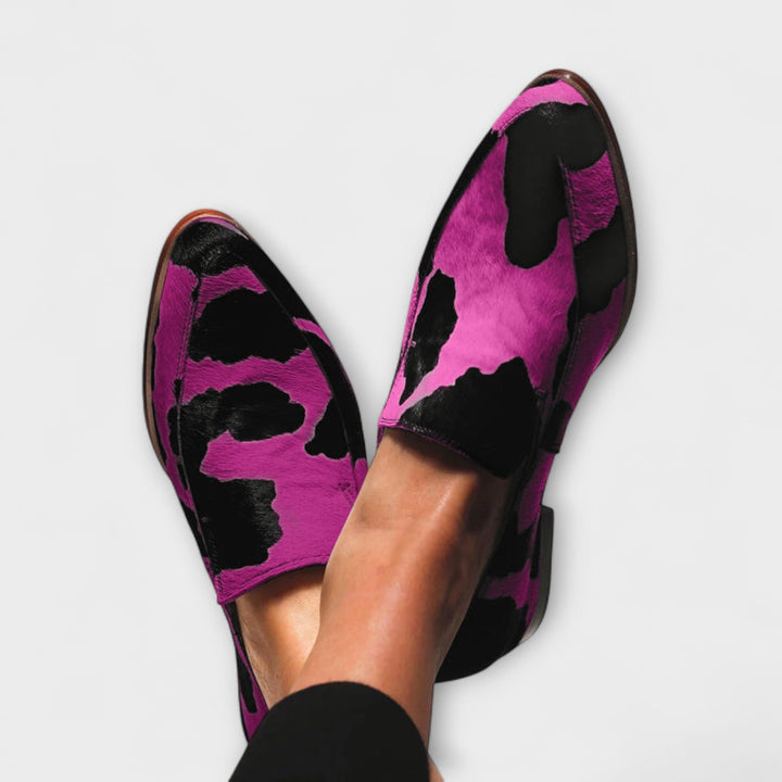 Paloma™ | Koeienprint Mocassins