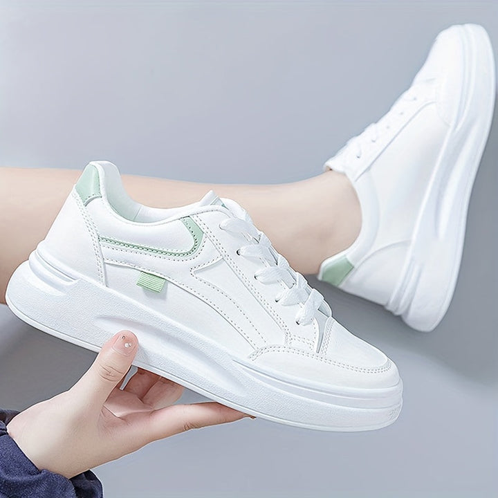 Witte Chique Sneakers met Licht Comfort