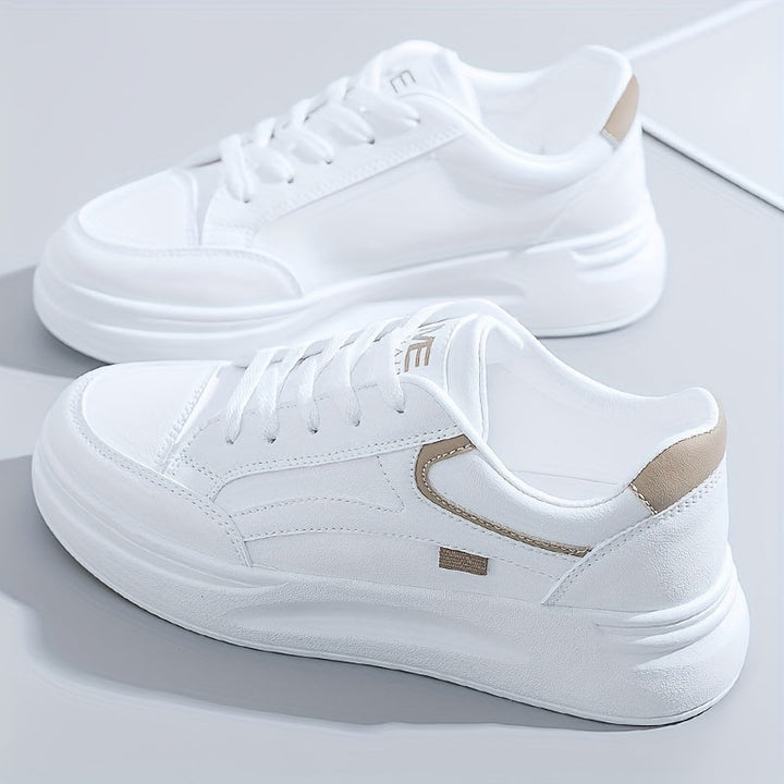 Witte Chique Sneakers met Licht Comfort