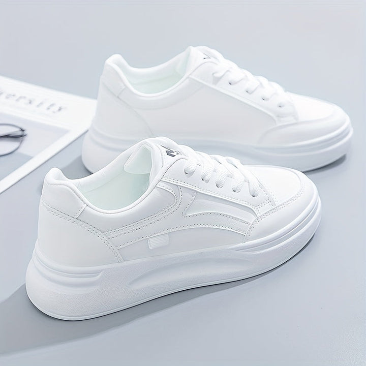 Witte Chique Sneakers met Licht Comfort