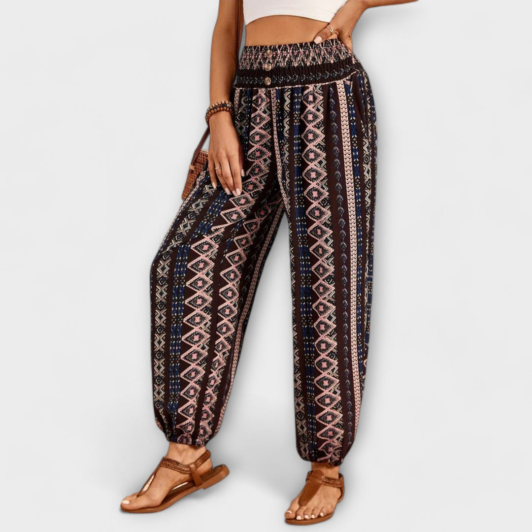 Wanda | Broek met Etnische Grafiek