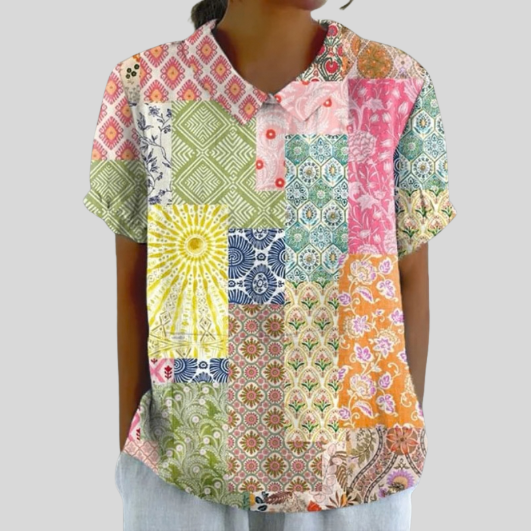 Elegante Bloementop Met Comfort