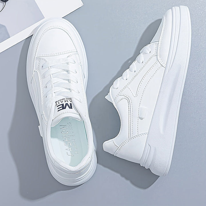 Witte Chique Sneakers met Licht Comfort