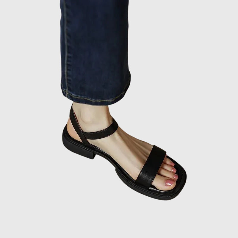 Kaia - Sandalen en leer orthopedisch